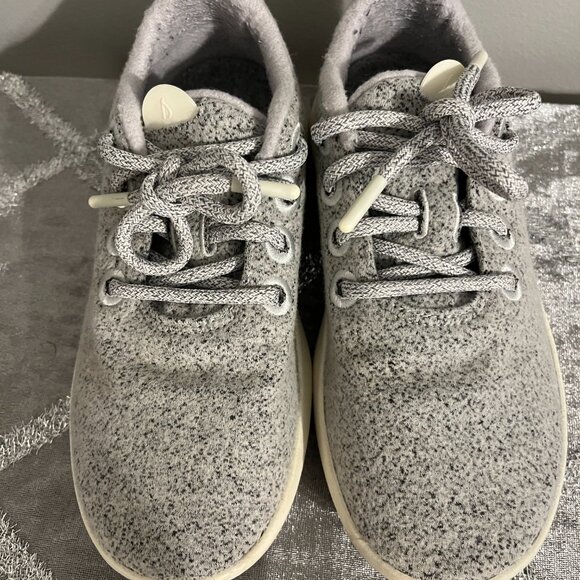 Allbirds Women's Wool Runner Dapple Grey Cream Sole Size 6 - Picture 7 of 7